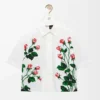 Loewe Women Short Sleeve Shirt in Cotton-White