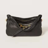 Miu Miu Women Aventure Nappa Leather Bag-Black 5BC182