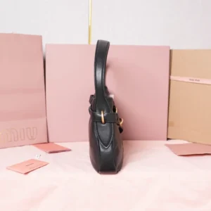 Miu Miu Women Aventure Nappa Leather Bag-Black 5BC182