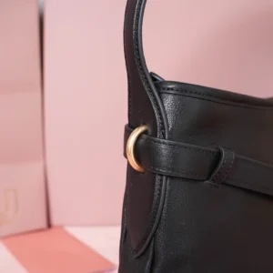 Miu Miu Women Aventure Nappa Leather Bag-Black 5BC182