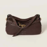 Miu Miu Women Aventure nappa leather bag-Brown 5BC182