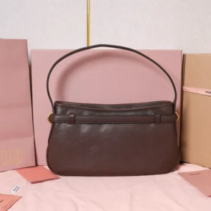 Miu Miu Women Aventure Nappa Leather Bag-Briarwood 5BC182