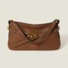 Miu Miu Women Aventure Nappa Leather Bag-Brown 5BC182