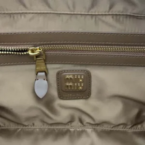 Miu Miu Women Beau Leather Top-handle Bag-Brown 5BB172
