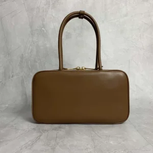 Miu Miu Women Beau Leather Top-handle Bag-Brown 5BB172