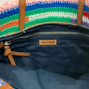 Miu Miu Women Crochet Tote Bag BG248AF46F0055