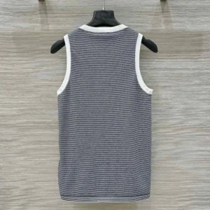 Miu Miu Women Petit Bateau X Miu Miu Ribbed Jersey Top