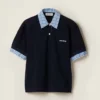 Miu Miu Women Piqué and Poplin Polo Shirt MJN555
