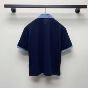 Miu Miu Women Piqué and Poplin Polo Shirt MJN555