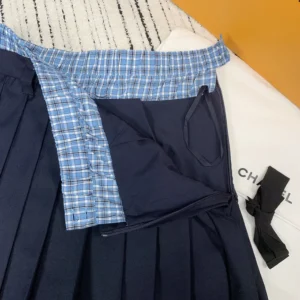 Miu Miu Women Pleated Batavia Miniskirt MG2388