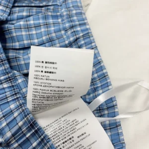 Miu Miu Women Pleated Check Skirt MG222816MK