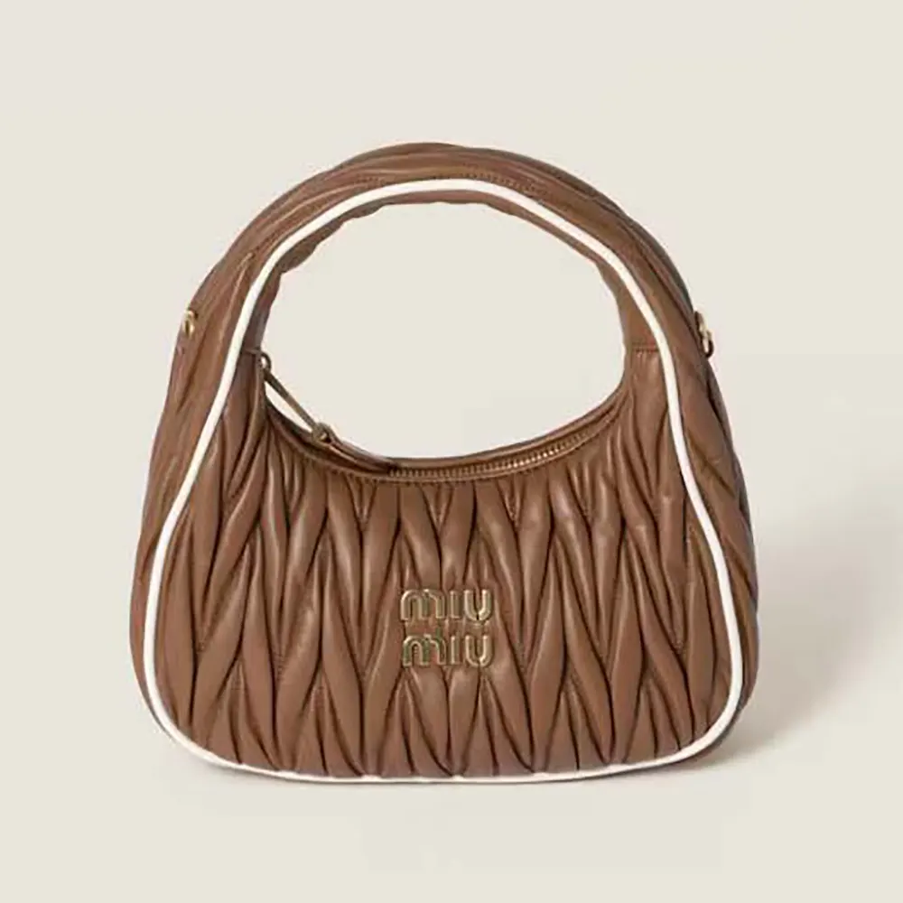 WANDER MATELASSE 29 BAG IN BROWN LAMBSKIN main image 1