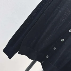 Prada Men Cashmere Cardigan-Black P25L87102T