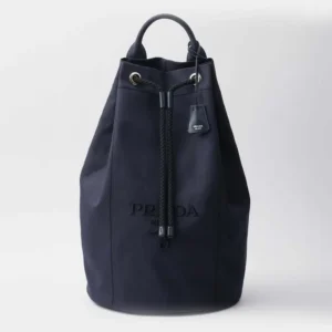 Prada Unisex Canvas Drawstring Duffle Bag 2VY0112CYA