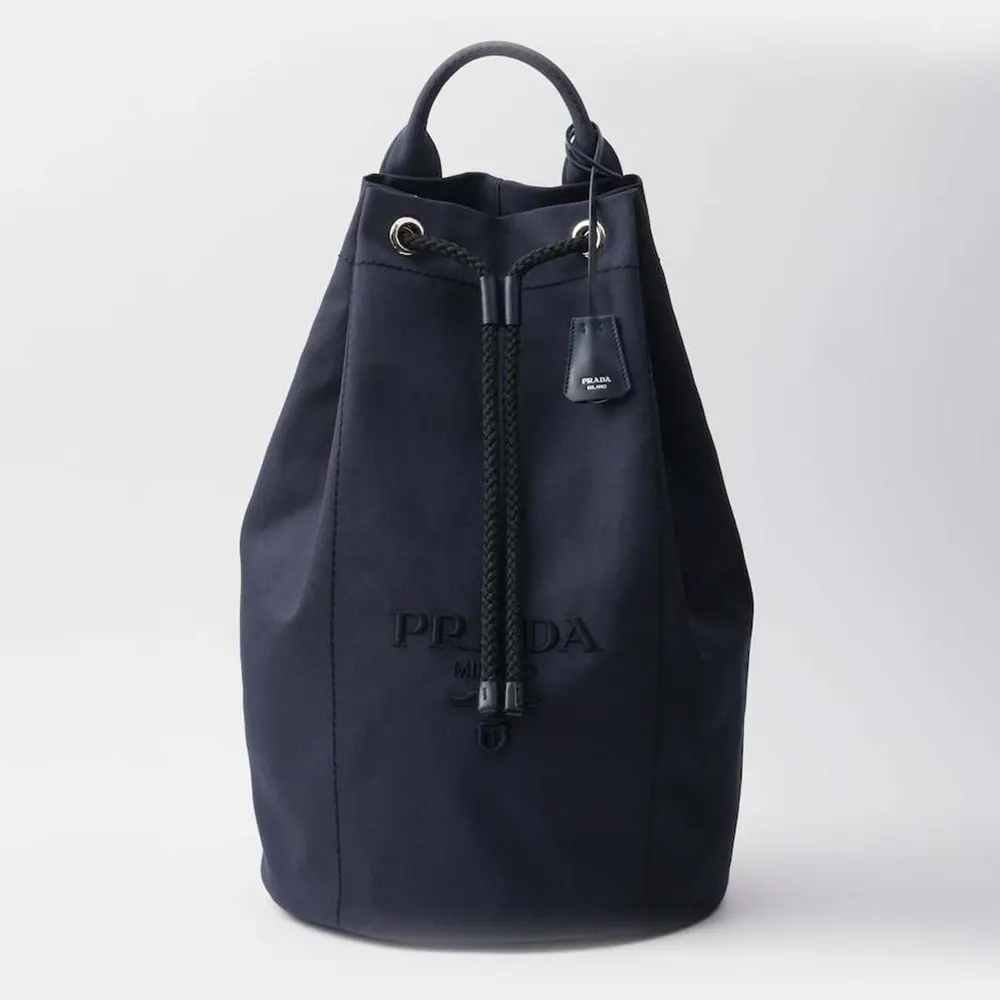 Prada Unisex Canvas Drawstring Duffle Bag 2VY0112CYA