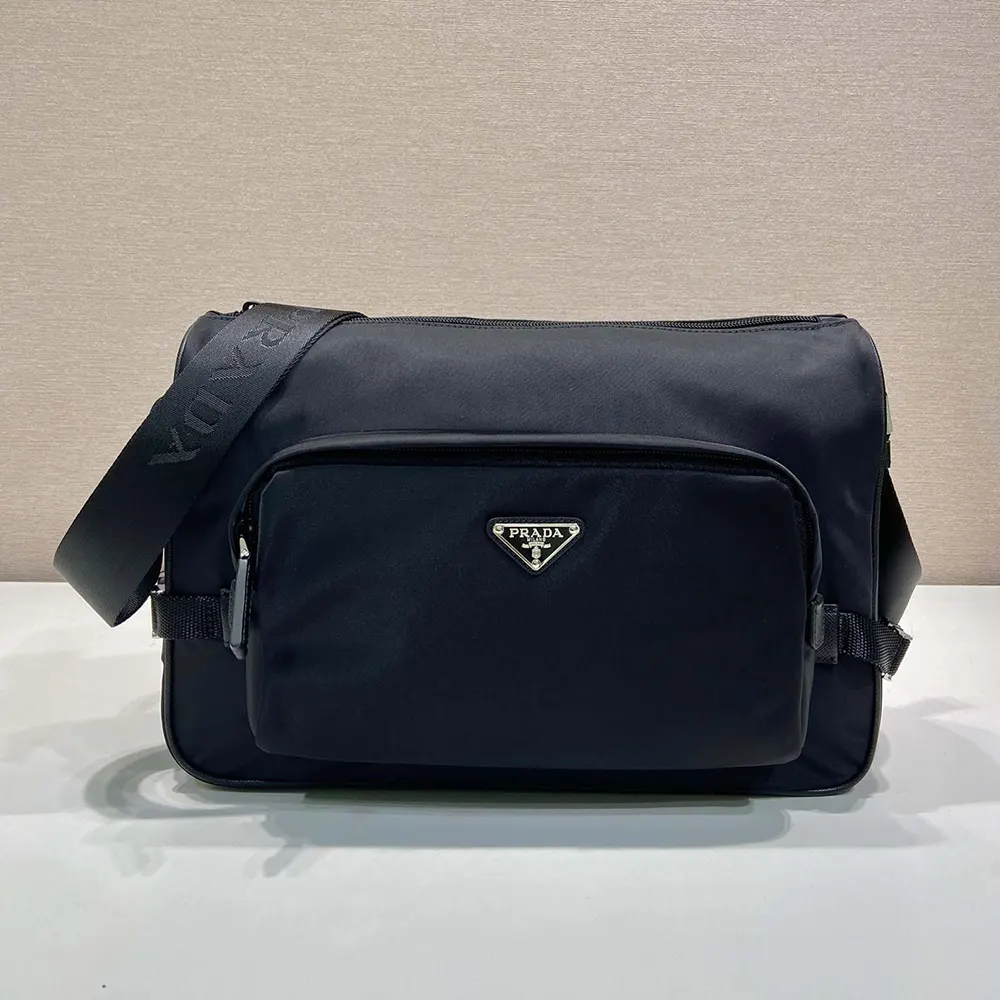 Prada Unisex Large Re-Nylon and Saffiano Leather Shoulder Bag 2 Prada Unisex Large Re-Nylon and Saffiano Leather Shoulder Bag