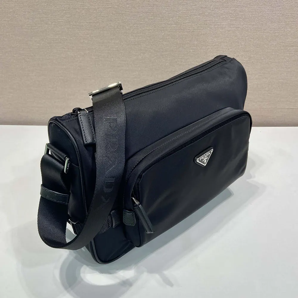 Prada Unisex Large Re-Nylon and Saffiano Leather Shoulder Bag 5 Prada Unisex Large Re-Nylon and Saffiano Leather Shoulder Bag