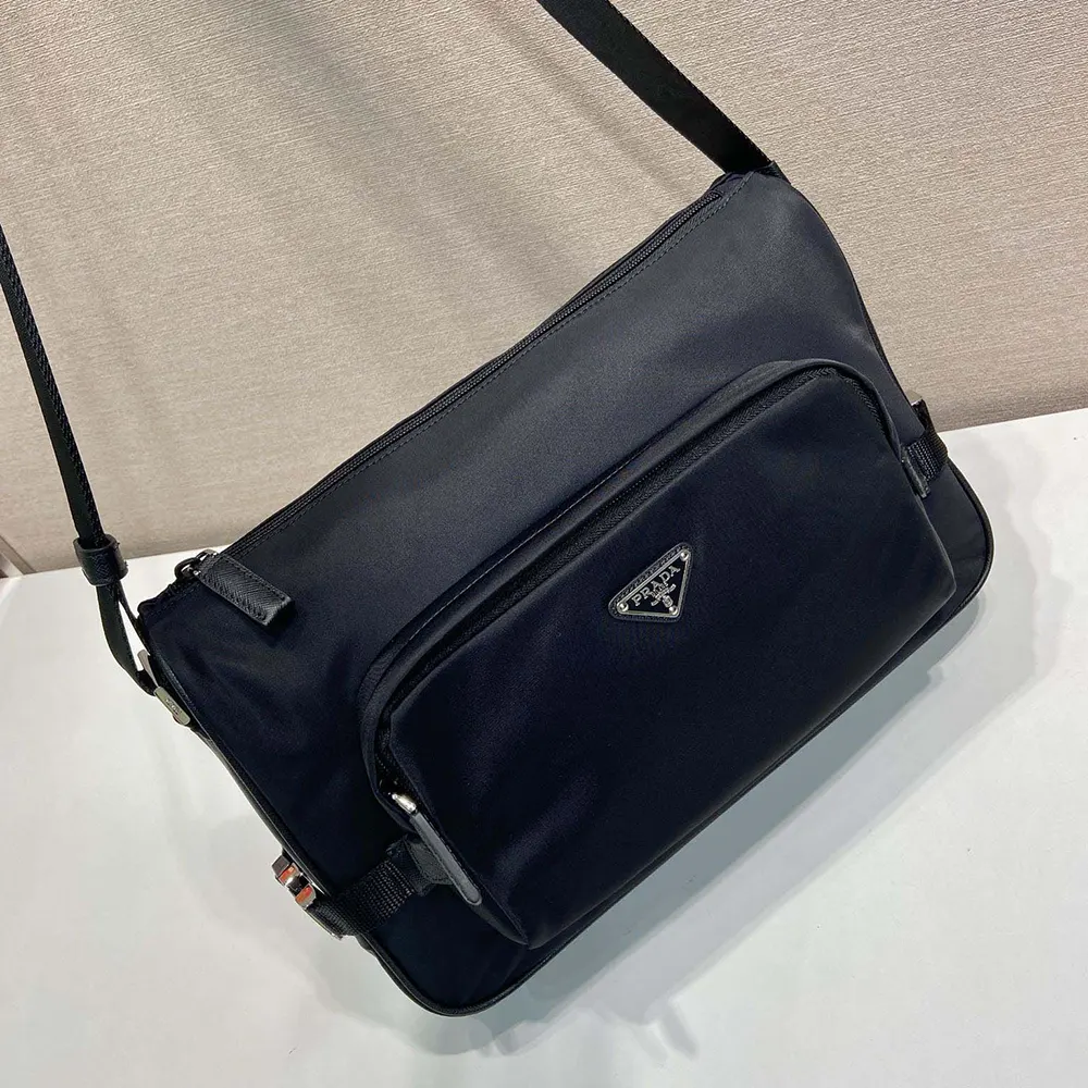Prada Unisex Large Re-Nylon and Saffiano Leather Shoulder Bag 4 Prada Unisex Large Re-Nylon and Saffiano Leather Shoulder Bag