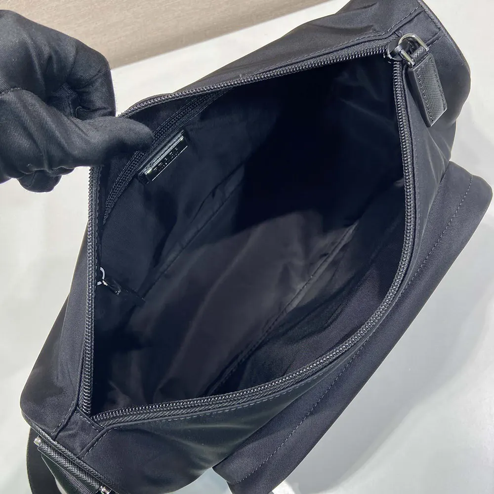 Prada Unisex Large Re-Nylon and Saffiano Leather Shoulder Bag 8 Prada Unisex Large Re-Nylon and Saffiano Leather Shoulder Bag