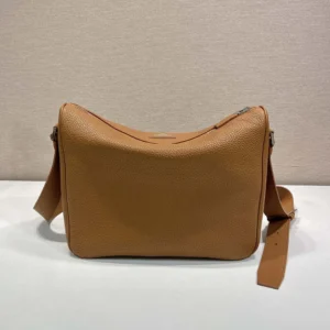 Prada Unisex Leather Shoulder Bag-Brown 2VH182
