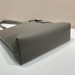 Prada Unisex Leather Tote-Bamboo Gray 2VG1302BBE
