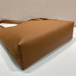 Prada Unisex Leather Tote-Brown 2VG1302BBE