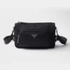 Prada Unisex Medium Re-Nylon and Saffiano Leather Shoulder Bag