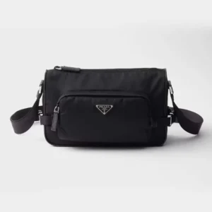 Prada Unisex Medium Re-Nylon and Saffiano Leather Shoulder Bag