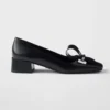 Prada Women Brushed Leather Pumps-Black 1I963N055F0002FD035