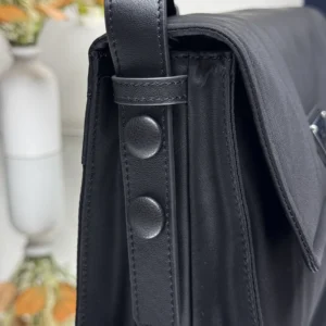 Prada Women Small Padded Re-Nylon Shoulder Bag-Black