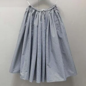 Prada Women Striped Poplin Skirt 21X00016QH