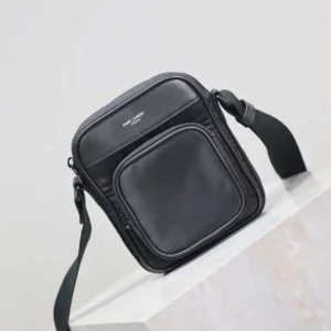 Saint Laurent YSL Unisex City Saint Laurent mini Camera Bag in Nylon