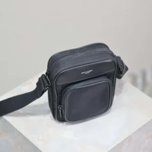 Saint Laurent YSL Unisex City Saint Laurent mini Camera Bag in Nylon