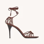Saint Laurent YSL Women Babylone Sandals in Smooth Leather 785706AADF02603