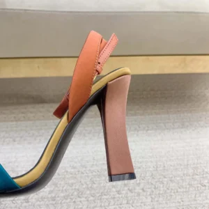 Saint Laurent YSL Women Dominique Sandals in Satin Crepe 8181849QNAT4490