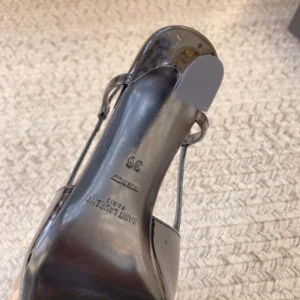 Saint Laurent YSL Women Jacqueline Slingback Pumps in Patent Leather