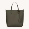 Saint Laurent YSL Women Shopping Saint Laurent Toy in Leather-Gray