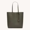 Saint Laurent YSL Women Shopping Saint Laurent in Leather-Gray