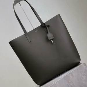 Saint Laurent YSL Women Shopping Saint Laurent in Leather-Gray