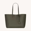 Saint Laurent YSL Women Shopping Saint Laurent in Leather-Gray 600281CSV0J3212