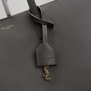 Saint Laurent YSL Women Shopping Saint Laurent in Leather-Gray 600281CSV0J3212