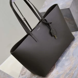 Saint Laurent YSL Women Shopping Saint Laurent in Leather-Gray 600281CSV0J3212