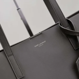 Saint Laurent YSL Women Shopping Saint Laurent in Leather-Gray 600281CSV0J3212