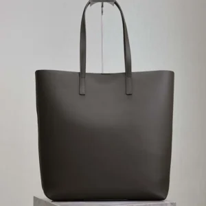 Saint Laurent YSL Women Shopping Saint Laurent in Leather-Gray