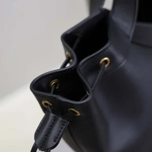 Saint Laurent YSL Women Y Large Hobo in Leather-Black