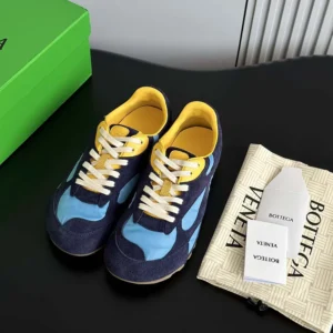 Bottega Veneta Unisex Orbit Flash Sneaker-Blue 838384V3M