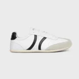 Celine Unisex Jogger Low Lace up Sneaker in Calfskin-White