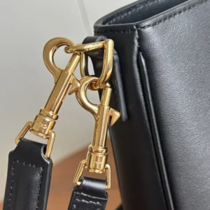 Celine Women Medium Camille 16 Soft Bag in Smooth Calfskin-Black