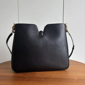Celine Women Medium Camille 16 Soft Bag in Smooth Calfskin-Black