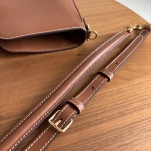 Celine Women Medium Camille 16 Soft Bag in Smooth Calfskin-Brown